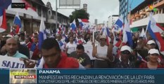 Panameños continúan las protestas masivas en rechazo a contrato minero