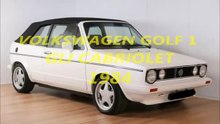 Volkswagen Golf I  GLI Cabriolet   1984