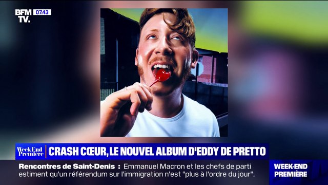 Eddy de Pretto revient sur le devant de la scène avec son nouvel album Crash cœur