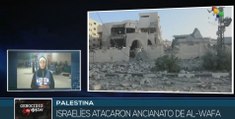 Fuerzas israelíes atacaron la casa hogar para ancianos de Al-Wafa
