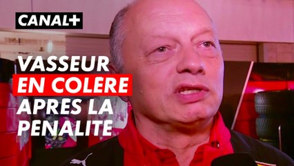 Fred Vasseur, énervé, revient sur l'incident d'hier lors des FP1 et sur la pénalité infligée à Carlos Sainz