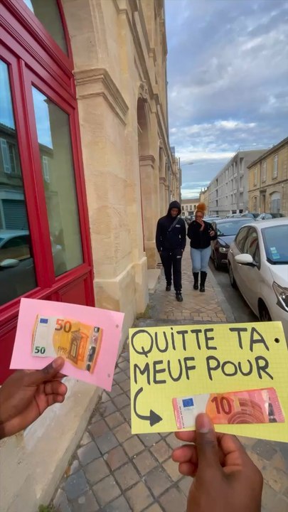 L’argent ou ta copine ?