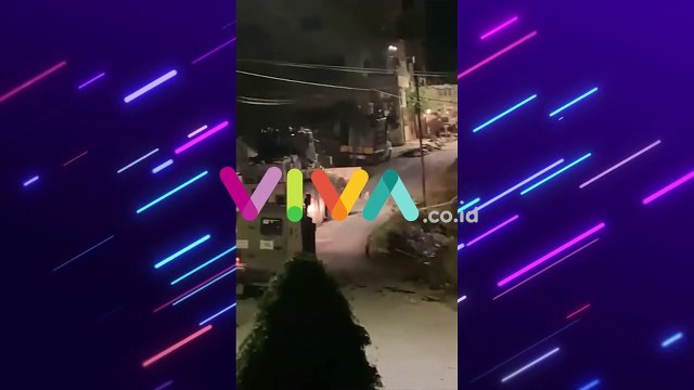 DETIK-DETIK Buldoser Israel Hancur Lebur di Jenin