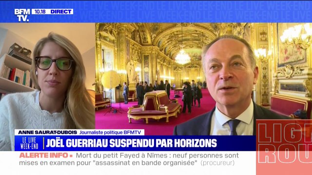 Le sénateur Joël Guerriau, accusé d'avoir drogué une députée, suspendu de son parti, Horizons