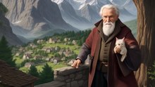 story about magical cat save the village