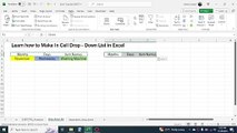 Learn how to Make Drop Down List in MS Excel