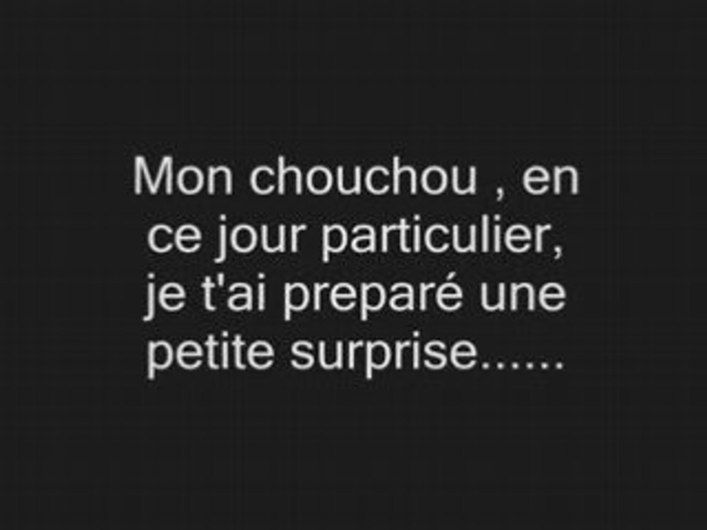 Anniversaire Chouchou Video Dailymotion