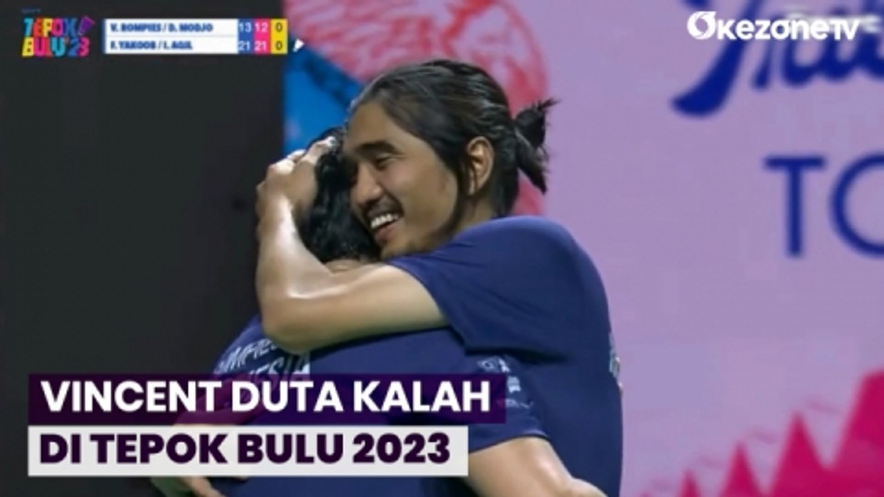 Vincent Duta Senang Meski Kalah Tanding Bulu Tangkis Lawan Artis Malaysia