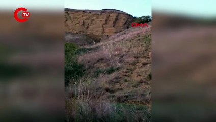 Yürüyüş yapan kadın falezlerden düştü!