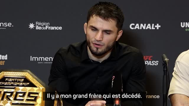 ARES 17 - A. Younousov : J'ai eu une dure période, il y a mon grand frère qui est décédé