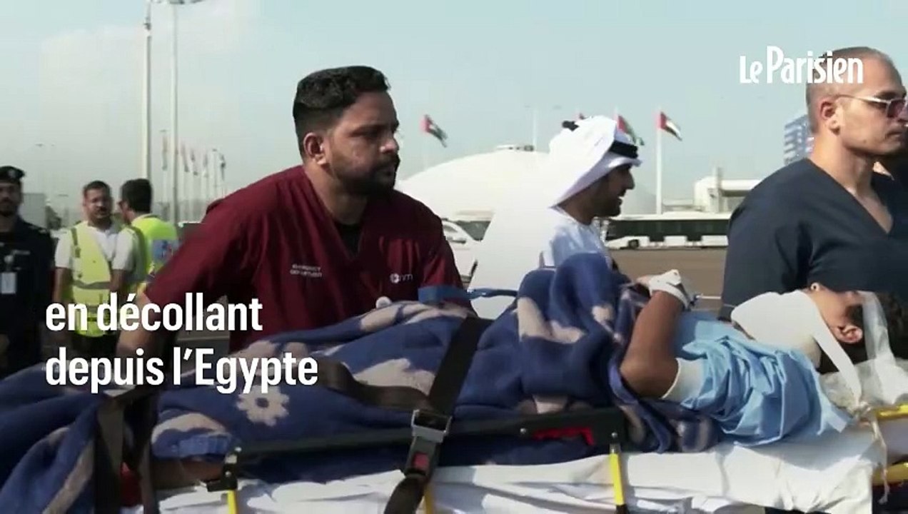 Un avion des Emirats Arabes Unis décolle avec des Palestiniens blessés à Gaza