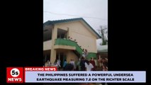 The Philippines suffered a powerful undersea earthquake measuring 7.2 on the Richter scale