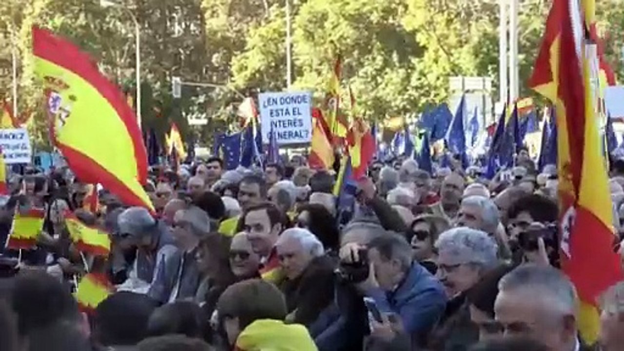 Concentración en Cibeles contra la amnistía