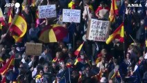 Spagna, in migliaia a Madrid contro l'amnistia per i separatisti catalani