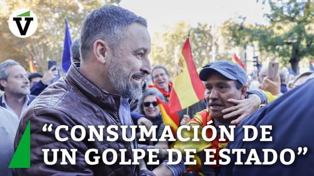 Abascal (Vox) denuncia que la ley de amnistía es la consumación de un golpe de Estado