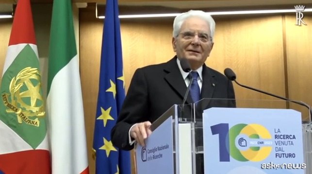 Mattarella al Cnr per centenario: futuro entra in noi con la ricerca