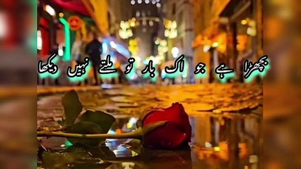 | پروین شاکر بچھڑا ہے جو اک بار تو ملتے نہیں دیکھا | اردو شاعری