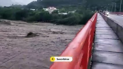 Aguaceros incomunican comunidades y provocan daños a vías en Ocoa