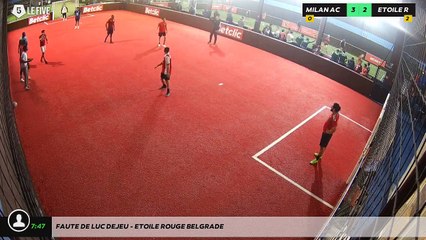 Faute de Luc DEJEU - ETOILE ROUGE BELGRADE