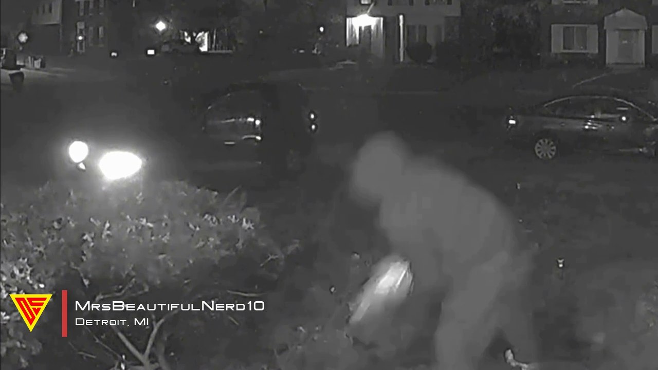 Delivery Driver Steals Package After He Delivered It | Doorbell Camera Video