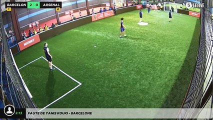 Faute de Yanis Kouki - BARCELONE