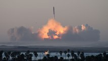 Megacohete de SpaceX explota varios minutos después de su despegue