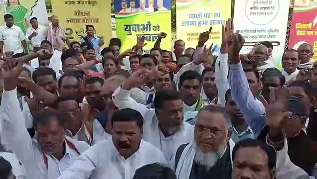 कांग्रेस भवन में विधानसभा उपाध्यक्ष ने समर्थकों के साथ किया हंगामा