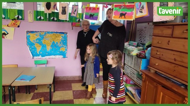 Des grands-parents à l'école Verte et Sacré-Coeur de Rumillies