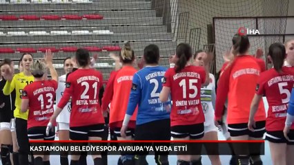 Kastamonu Belediyespor Avrupa’ya veda etti