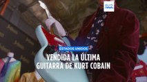 La última guitarra de Kurt Cobain se vende por 1,5 millones de dólares en una subasta en EE. UU.