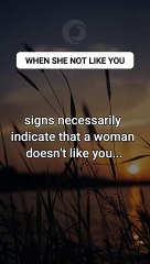 She seems disinterested or distracted when you talk.