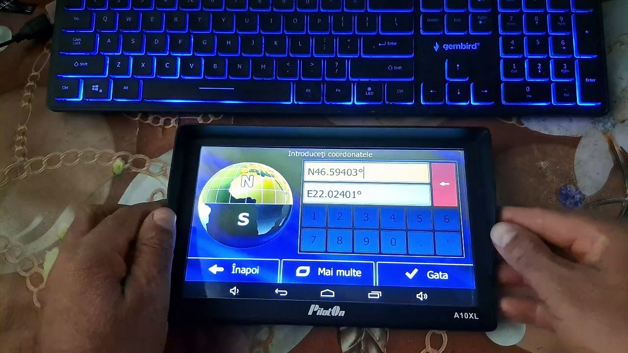 Cum luam coordonate GPS de pe Google Map și introducem locația la favorite pe un GPS