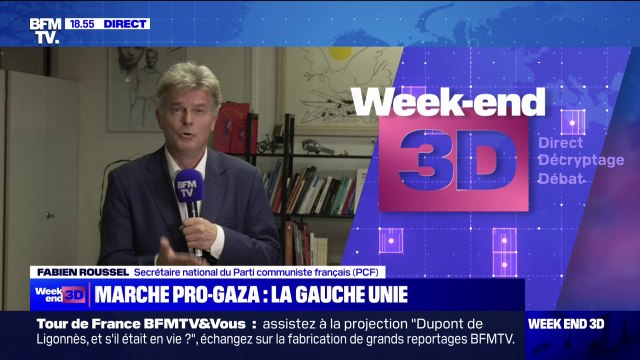 Bombardements israéliens à Gaza: C'est essentiel que nous soyons mobilisés pour faire cesser cette pluie de bombes sur des innocents , affirme Fabien Roussel