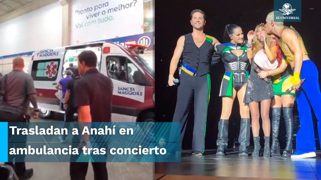Anahí abandona concierto de RBD por complicaciones de salud
