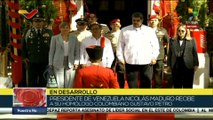 Presidente de Venezuela Nicolás Maduro recibe a su homólogo colombiano Gustavo Petro
