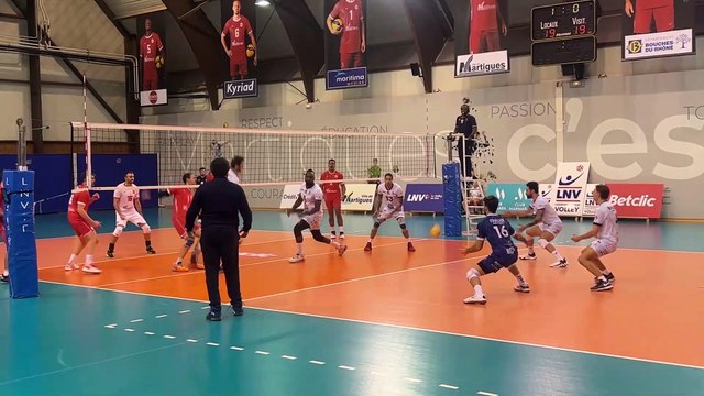 Images maritima: quelques points de Martigues Volley contre Nancy