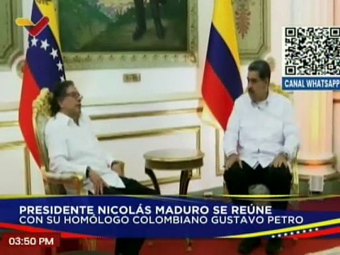 Mandatarios de Venezuela y Colombia para ampliar mapa de cooperación estratégica