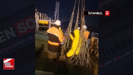 Sarıyer açıklarında yaralı gemi personeline kurtarma operasyonu