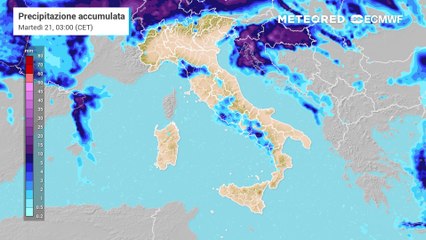 L'ondata di maltempo in settimana