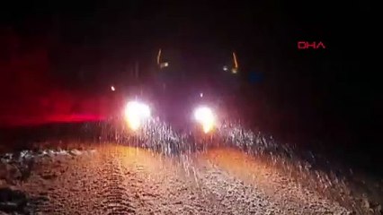 İnegöl ile Kütahya'yı bağlayan karayolu trafiğe kapatıldı