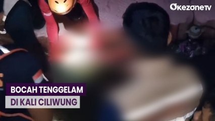 Terpeleset saat Bermain,  Bocah 4 Tahun Tenggelam di Kali Ciliwung Jakpus