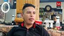 Migrante nicaragüense sale adelante con su barbería en San Luis Río Colorado, Sonora