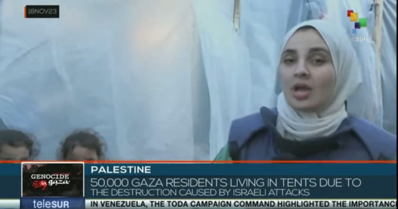 50,000 Gaza residents living in tents due to the destruction caused by Israeli attacks