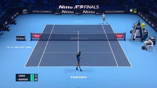 Sinner reaches his first final at the ATP Finals