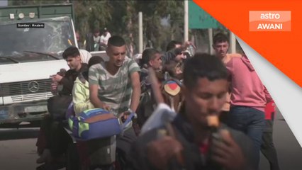 Ratusan lari berjalan kaki tinggalkan Hospital Al Shifa