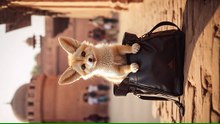 【Uttar Pradesh】Bag Fennec Lookbook-Agra Fort at noon