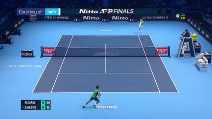 Djokovic into the ATP Final after beating Alcaraz
