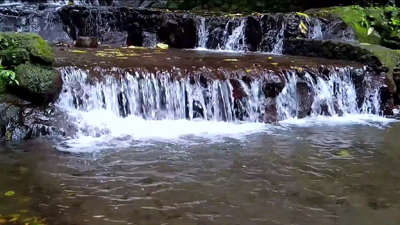 Relaxing sound of calm flowing water without music, makes you relax and soothes your heart