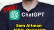ChatGPT ने अपने CEO को बर्खास्त कर दिया! सैम अल्टमैन #OpenAi #shorts #chatgpt | वनइंडिया हिंदी