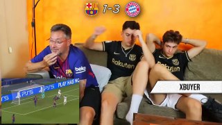 BARCA FANS REACTION TO BARCELONA 2 - 8 BAYERN MUNICH (PART 1) _ FANS CHANNEL